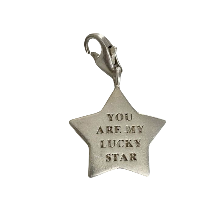 Серебряная подвеска-звезда «you are my lucky star»